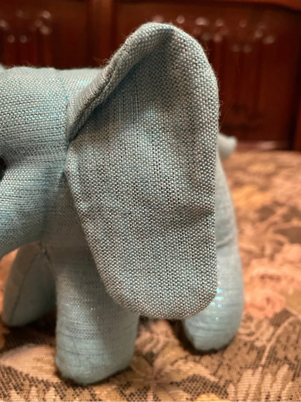 Conrad Bangkok Hotel small stuffed elephant